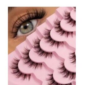 Women’s brand new full strip natural soft false eyelashes lashes wispy falsies